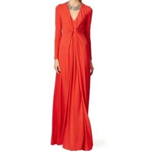Halston heritage size small full length evening gown